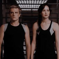 @vasguett » katniss and peeta icon aesthetic.