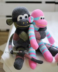 sock monkey sizes