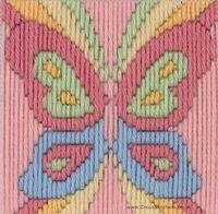 Beth Butterfly - 1st Kit - Beginners Long Stitch Kit from Anchor