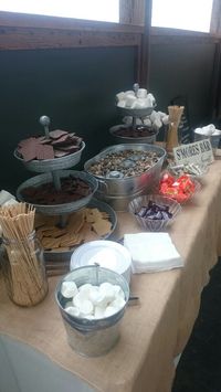 Smores bar #outdoorpartybar