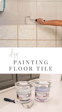 DIY: How to Paint Ceramic Floor Tile — Farmhouse Living