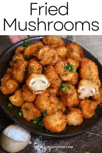 These delicious fried mushrooms are perfect for dipping, serving as an appetizer, and enjoying with friends – and they're so easy to make!