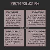 Epona is a fascinating figure from Celtic mythology, often associated with horses, fertility, and protection. While many may recognize her name from popular culture, such as the "Legend of Zelda" series, there's so much more to this ancient goddess. Epona's legacy as a multifaceted goddess continues to captivate and inspire, blending the realms of mythology, history, and popular culture.   ~ #etherealwitchery #witchcraft #witchtips #epona #celticmythology #goddessofhorses #mythology #deities #witchy #smallbiz #eclecticwitch