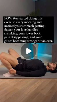 Health DIY - Natural Remedies on Instagram: "📍This exercise is a game-changer for relieving lower back paid. Repost @komarow.fit ( thank you)!

📍This exercise is a game-changer for relieving lower back pain while also helping to flatten your stomach and strengthen your glutes. Plus, it opens up your hip joints for better mobility!

Perform 3 sets of 15-20 reps.

Repost @komarow.fit ( thank you)

#BackPainRelief #FlatStomach #Fitness #Yoga #Mobility #Glutes #HomeWorkouts #PostureCorrection #onlinetrainer #uk #canada #viral #pt #mobility #workout #homeworkout"