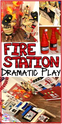 Fire Station Dramatic Play - Pocket of Preschool