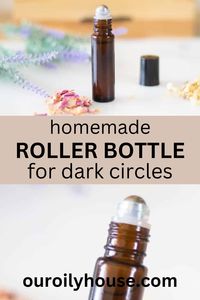 Learn how to use essential oils for dark circles and the best way to get rid of eye bags naturally. This under-eye roller bottle will come in handy for those sleepless nights and stressful days!