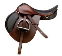 English Saddle with Soft D.D Leather for added comfort and safety for horse Riding.