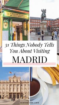 31 big mistakes to avoid when visiting Madrid. Planning your summer trip to Madrid. How to travel to Madrid like a pro. Things to avoid in Madrid. What to do in Madrid. What to avoid when in Madrid. Travel guide for Madrid.