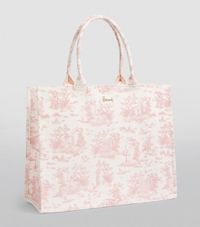 Harrods Toile Grocery Shopper Bag | Harrods US