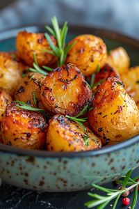 Delight your taste buds with our flavorful air fryer baby potatoes recipes. From crispy parmesan-coated bites to savory rosemary-infused delights, there's a potato dish for every meal. Try our smashed baby potatoes for a unique twist or whip up a wholesome breakfast using air-fried potatoes and veggies. Whether you're craving a delightful side dish or a hearty main, these recipes are sure to satisfy your cravings.