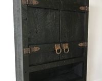 Solid Black Wall Cabinet, Vintage Wall Cabinet, Kitchen Cabinet, Bathroom Cabinet, Medicine Cabinet, Toliet Cabinet - Etsy