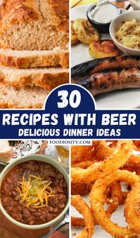 Elevate Your Dinner with 30 Delicious Beer-Infused Recipes! From hearty stews to flavorful marinades, these ideas creatively incorporate beer. Click for unique, tasty ways to cook with beer!