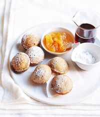 Poffertjes with mandarin jam recipe :: Gourmet Traveller