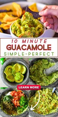 Get ready for a flavor explosion in no time! This 10-minute guacamole recipe is so quick and delicious, it'll be the star of your next party. Discover the secret to perfectly mashed avocados and irresistible ingredients that'll make you the guac-master everyone loves.  Save your money & elevate your party with this homemade guacamole recipe!