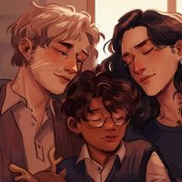 Marauders Era on Instagram: "it’s always heartbreaking to think in the amount of love Harry would have received if he would have grown around the marauders 💔🥺🥲 || art credit: @moncuries  . . . #jily #jamespotter #lilyevans #lilypotter #prongs #jilyfanart #maraudersmap #maraudersera #marauders #hp #hpaesthetic #hpedit #hpfanart #harrypotter #rba #regulusblack #siriusblack #padfoot #prongsfoot #blackinnon #wolfstar #wormtail #peterpettigrew #moony #remuslupin #remadora #snily #severussnape #hpquotes #jegulus]"