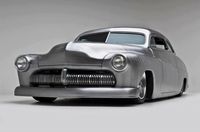 '49 Mercury "Lead Sled," chopped, channeled, and lowered.