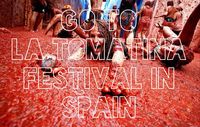 Go to la tomatina festival in Spain. The whole point of this festival is to throw tomatoes at people. Yeah. Its awesome.