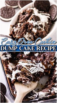 Oreo Dump Cake is a rich, decadent dessert made with just 6 ingredients! Easy Oreo cake is packed with delicious chocolate flavors and is so simple to make. 