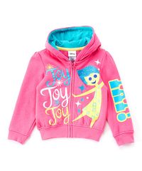 Look what I found on #zulily! Pink Inside Out Zip-Up Hoodie - Toddler & Girls #zulilyfinds