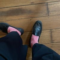 #loafers #socks #summer #red #white