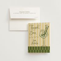 Sprtiz Bridal Shower Thank You Cards by Jenna Holcomb | Minted