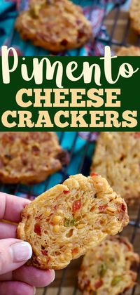 Pimento Cheese Crackers (Baked and Air Fryer Method) Slice of Jess