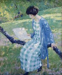 'A Summer Afternoon.' Herman H. Wessel (American, b.1878, d.1969), painter