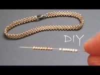 I mixed two colors of beads and made a gorgeous bracelet - YouTube