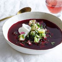 Chilled Russian Borscht Recipe - Anya von Bremzen