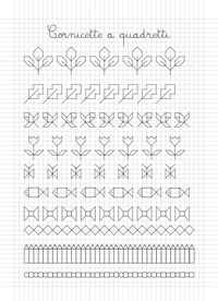 Cornicette e disegni a quadretti