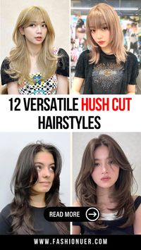 The hush cut is a versatile hairstyle that works for any occasion. Featuring soft layers and a flattering shape, this cut is perfect for those looking for something low-maintenance but chic. Whether you prefer a bob, pixie, or angled look, the hush cut offers effortless style for every season.