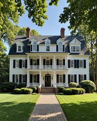 This elegant Morristown colonial exudes timeless charm with its symmetrical facade and classic black shutters, nestled in a lush, tree-lined neighborhood. 🌳🏛️ #MorristownLiving #ColonialCharm #NJRealEstate #ProdigyRealEstate