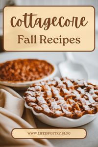 Join me in rediscovering the simple pleasures of life with these cottagecore-inspired fall recipes. Whether you're a seasoned cook or a beginner, these dishes will add a touch of rustic charm to your autumn dining experience.