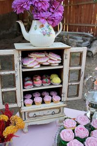 Girls Birthday Tea Party Cookies Decor by Sweetbricks