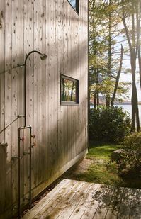 Photo 20 of 21 in A Lakeside Cabin Conjures Up Midcentury Magic in New Hampshire from Rustic Midcentury Lake Cabin in New Hampshire by KCS Architects - Dwell