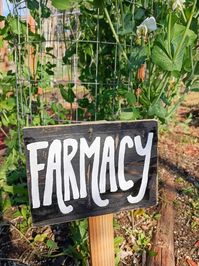 Farmacy Garden Sign Vegetable Stake Gardener Gift Farmer Decor Rustic Farm Healthy Living - Etsy