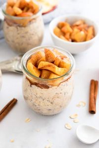 Apple Pie Overnight Oats