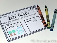 If you thought exit tickets were just for the older grades, check out these AMAZING primary common core math exit tickets. Even if you've never used exit tickets, these are SO quick and easy to use!