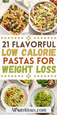 Eating healthy doesn’t mean giving up your favorite foods. Here are the best low calorie recipes for pasta. Delicious, weight loss dinner ideas that you can enjoy.