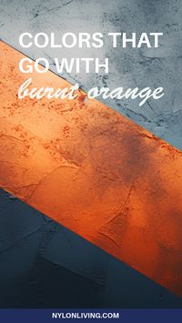 Here are 25 color combinations for burnt orange to create a vibrant color palette. A burnt orange aesthetic has a wide range such as burnt orange and green, burnt orange and white or burnt orange and blue.