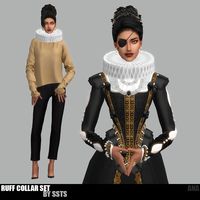 — RUFF COLLAR SET by SSTS Teen to Elder 6 different...