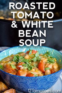 Hearty Roasted Tomato and White Bean Stew | 12 Tomatoes