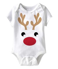 Loving this White Reindeer Bodysuit - Infant on #zulily! #zulilyfinds