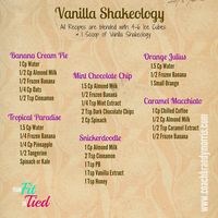 Getting Fit for Good : Vanilla Shakeology Recipes