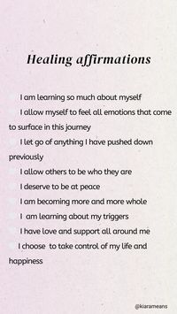 Embrace this hard yet powerful journey of healing🦋 repeat these affirmations as you need them. 🩵