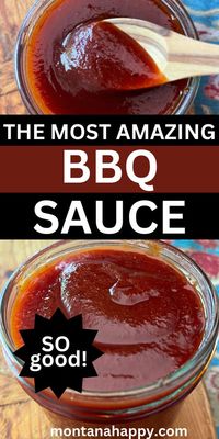 If you love BBQ sauce, why not make your own? This easy recipe is so delicious, you'll never buy store-bought again. I've also listed ideas on using this barbecue sauce recipe in your favorite meals. / DIY BBQ Sauce / Homemade Barbecue Sauce Easy / Easy Sauce Recipes / Condiment Recipes / Summer BBQ Recipes