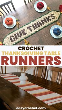 Thanksgiving Table Runner Crochet Patterns - Easy Crochet Patterns