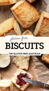 These fluffy, gluten free biscuits are the best you'll ever have. The secret is sour cream, which adds a little tang and makes them tender and delicious. Enjoy these biscuits with butter and jam, as shortcakes with whipped cream and fresh fruit, or go the savory route with sausage gravy.