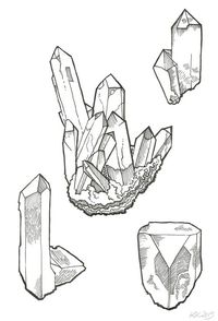 how to draw crystals - Google Search