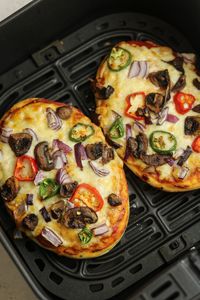 Air fryer naan pizza is... - Air Fryer Recipes & Tips | Facebook